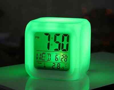 Годинник хамелеон з термометром, будильником, нічником. Вінниця