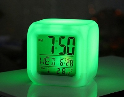 Годинник хамелеон з термометром, будильником, нічником. Вінниця - фото 4