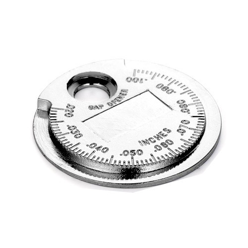 Металлический щуп в форме монеты для регулировки зазора свечей зажигания автомобиля Киев - изображение 3