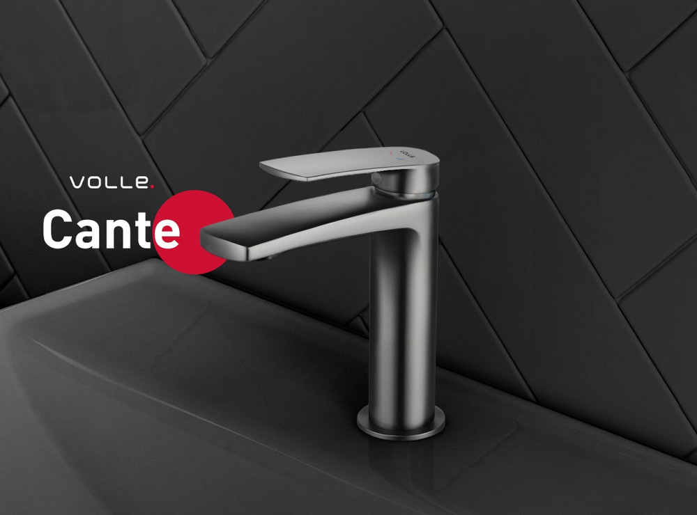 Смеситель для раковины Volle CANTE pistola gris графит 1512.011105 Киев - изображение 3