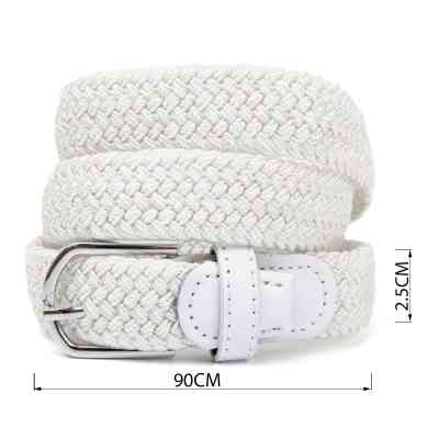 Ремень Vintage Текстильный женский Белый (20545) Винница