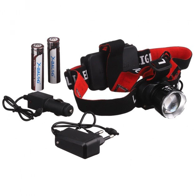 Мощный фонарик светодиодный на голову X-Balog BL-T09B-P90, Led headlamp налобный фонарь JB-95 Львов - изображение 2