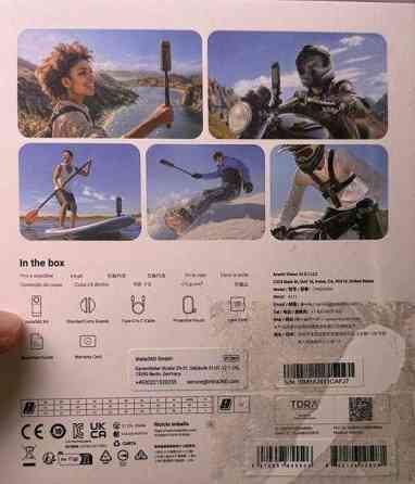 Екшн камера Insta360 X4 8K 360 - Нова. Киев