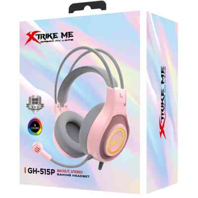 Наушники Xtrike ME GH-515 Pink/Grey (GH-515P) Винница