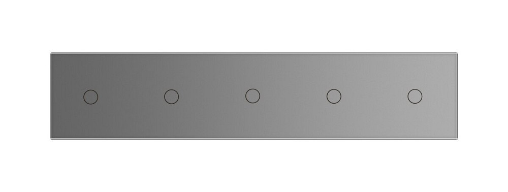 Розумний сенсорний ZigBee вимикач 5 сенсорів (1-1-1-1-1) Livolo сірий скло (VL-C705Z-15) Коломыя - изображение 5