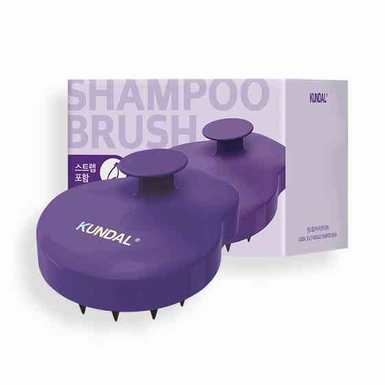 Масажна силіконова щітка для миття голови Kundal Київ