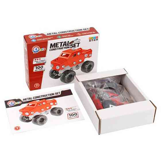 Дитячий металевий конструктор 1317TXK 100 деталей Вінниця