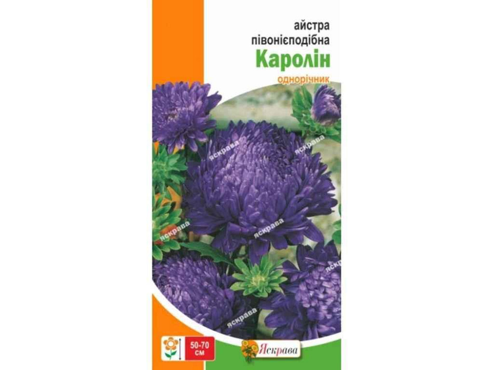 Айстра пiвонiєподібна Каролiн (20 пачок) синя 0,3г ТМ ЯСКРАВА Київ - фото 1