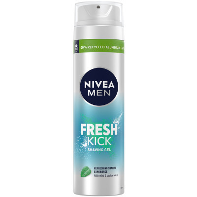 Гель для гоління Nivea Men Fresh Kick 200 мл (4005900843319/4005900841148) Вінниця - фото 1