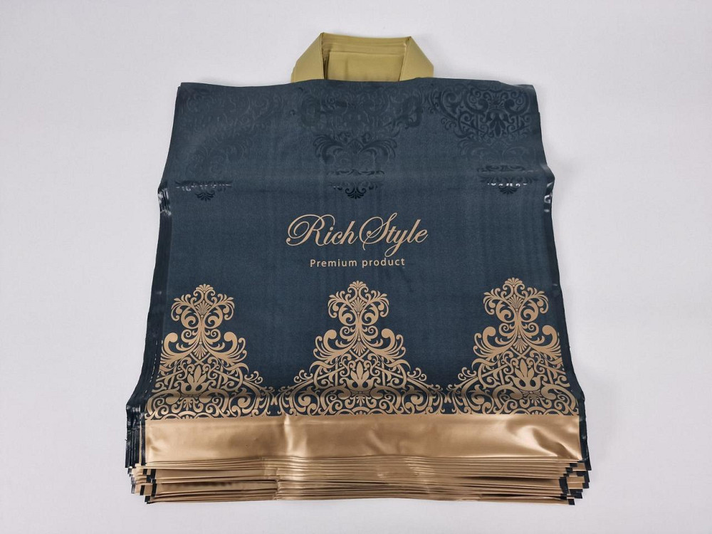 Пакет с петлевой ручкой 40*40 Премиум зеленый (25 шт) Харьков - изображение 1