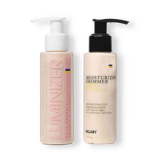 Крем-хайлайтер Rose Sparkle + Шиммер крем-гель Shiny Vanilla Киев