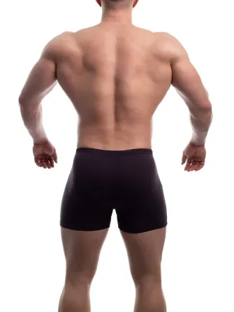 Труси чоловічі шорти однотонні з бавовни. Колір Шоколад Atlet 950106 Київ