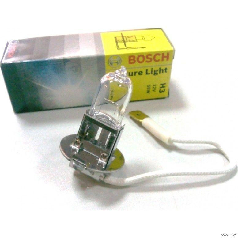 Галогеновая лампа BOSCH Pure Light H3 55W 12V Pk22s (1987302031) Харьков - изображение 1