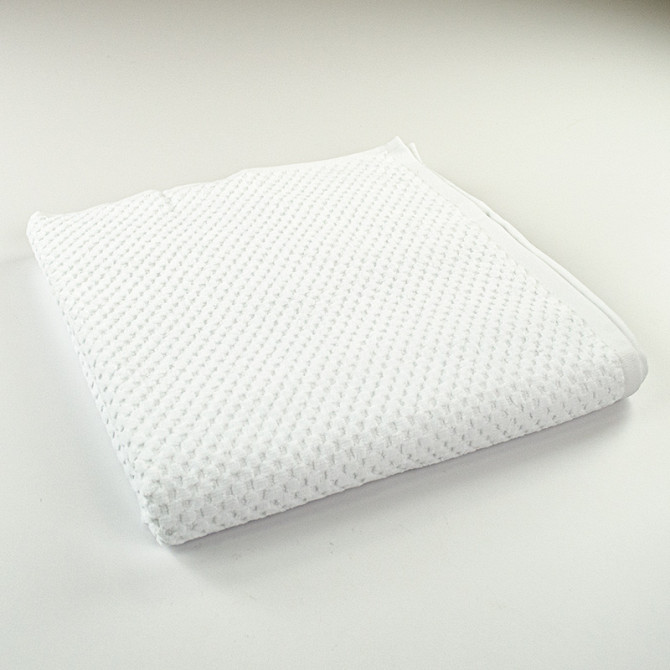Набор махровых полотенец однотонных 2шт 50x90см, 70x140см Damask Премиум качества Жаккардовое с велю Сумы - изображение 4