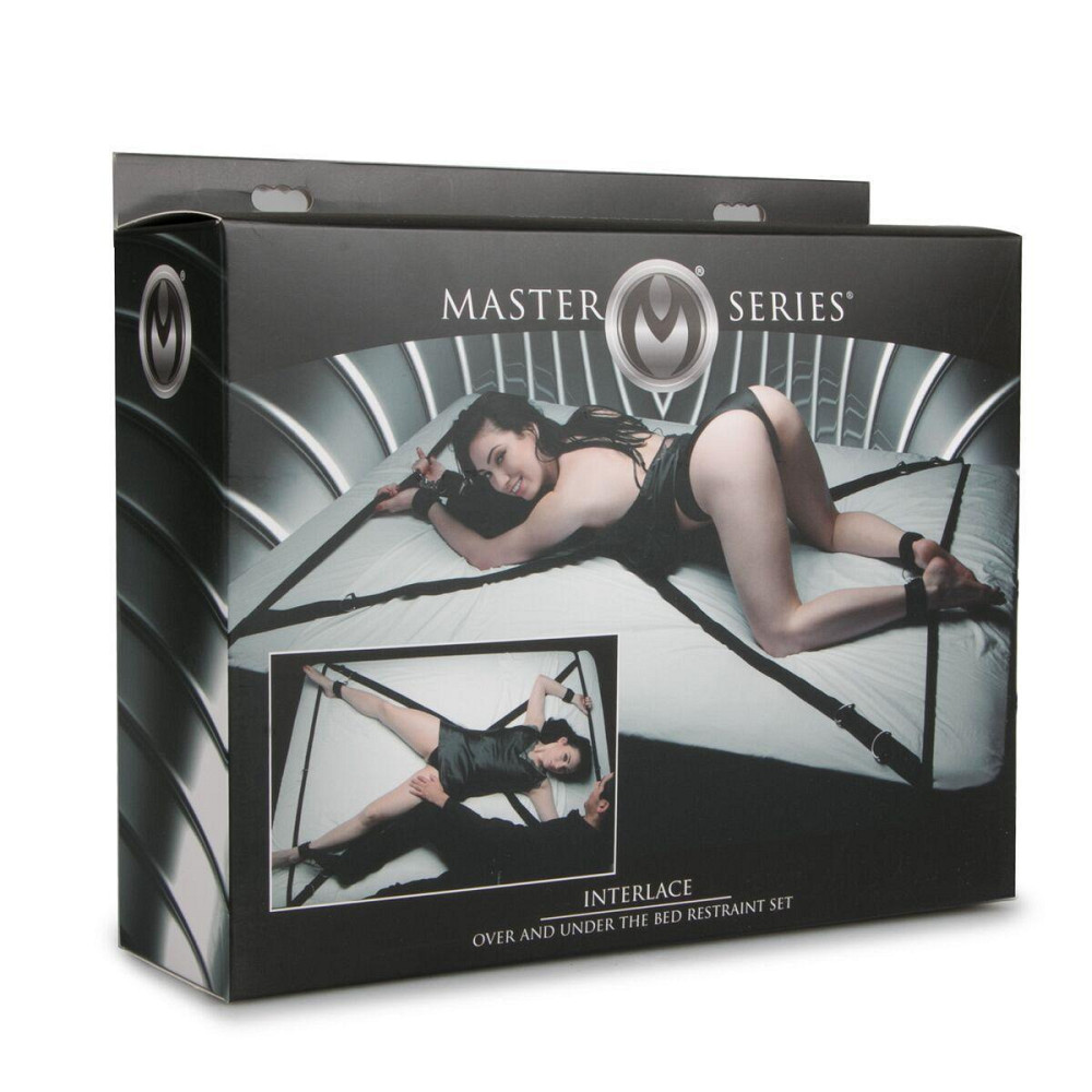 Растяжка на кровать Master Series Interlace Bed Restraint Set Sex Aura Киев - изображение 7