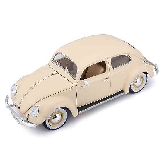 Автомодель - Volkswagen Käfer Beetle (1955) (бежевий, 1:18) Дніпро