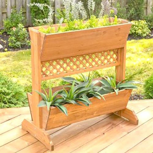 Кашпо садове "Волера" сієна Миколаїв - фото 1