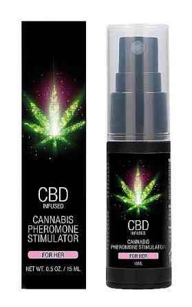Духи з феромонами для жінок Shots-CBD Cannabis Pheromone Stimulator For Her , 15 ml Sex Aura Київ