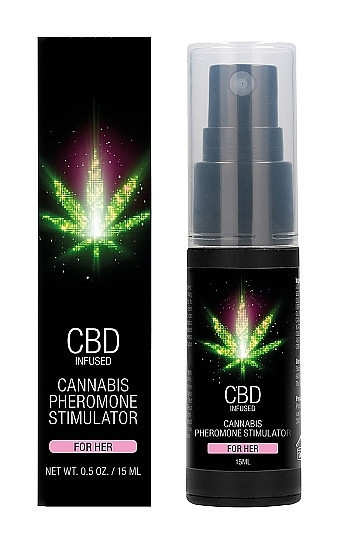 Духи з феромонами для жінок Shots-CBD Cannabis Pheromone Stimulator For Her , 15 ml Sex Aura Київ - фото 1