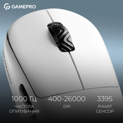 Мышка GamePro Asgard Loki Wireless/USB White (GM022W) Винница - изображение 5