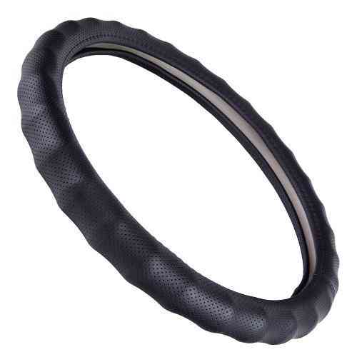 Чохол на кермо VLOD-L892 BK M чорний, один шов, перфорована шкіра Харків