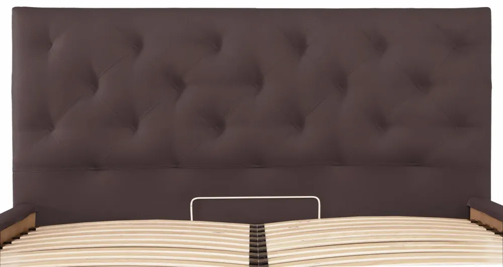 Кровать Bristol Comfort 120 х 190 см Fly 2231 С подъемным механизмом и нишей для белья Темно-коричневый Киев - изображение 6