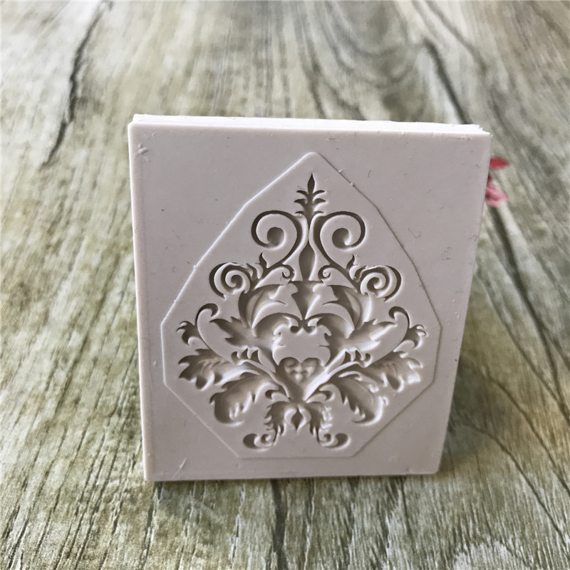 Молд силіконовий Абстракція 47 на 39 мм сірий Київ - фото 3