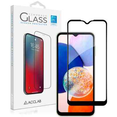 Стекло защитное ACCLAB Full Glue Samsung A15 Black (1283126583032) Винница