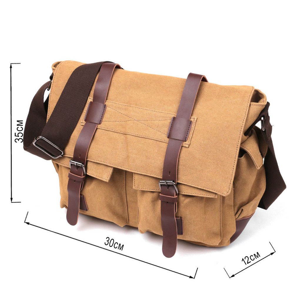 Сумка на плече текстильна Vintage 20149 Пісочна Київ - фото 4