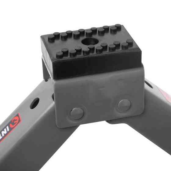 Домкрат механічний INTERTOOL GT0184, ромбоподібний 2т., гумовий упор., 110-400 мм для безпечного підйому авто Львів