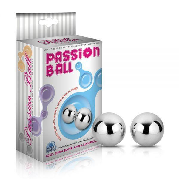 Металеві вагінальні кульки Passion Dual Balls 20 mm Sex Aura Київ - фото 1