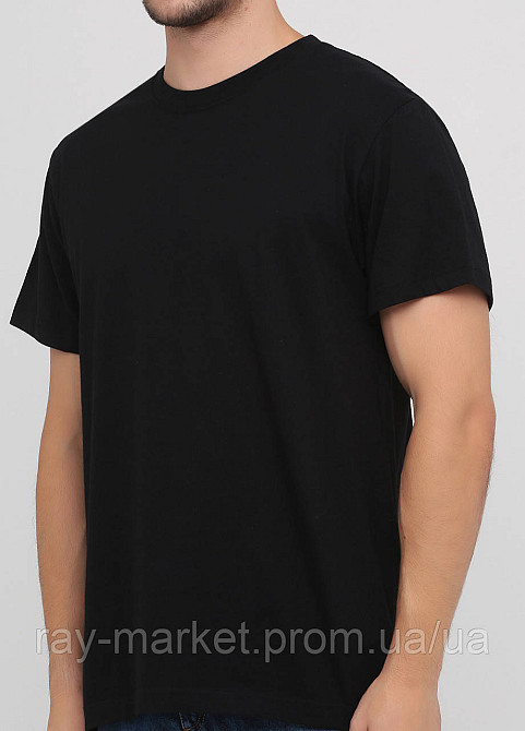 Футболка базова щільна  Stedman Comfort-T чоловіча чорна (ST2100-BLO) Київ - фото 3