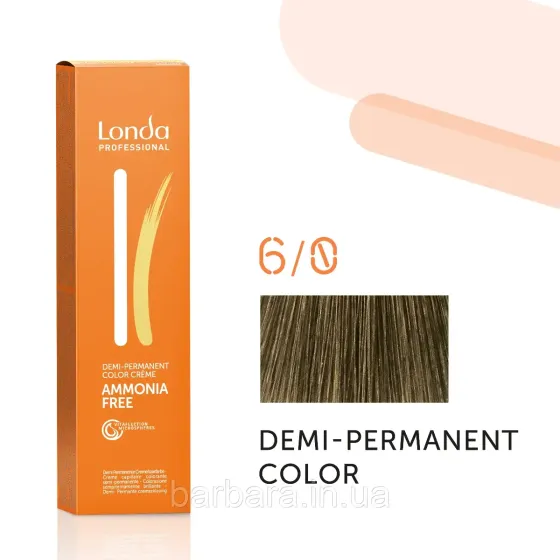 Тонуюча безаміачна фарба для волосся Londа Demi-Permanent Color 6/0 темный блонд Киев