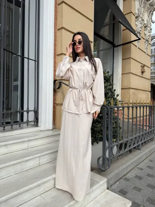 Сорочка + спідниця максі — готовий образ без зайвих думок Одеса - фото 6