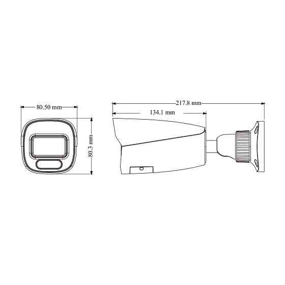 IP-відеокамера 4Mp TVT TD-9442C4(AZ/PE/WR2) Full Color f=2.8-12mm з мікрофоном (77-00442) Киев