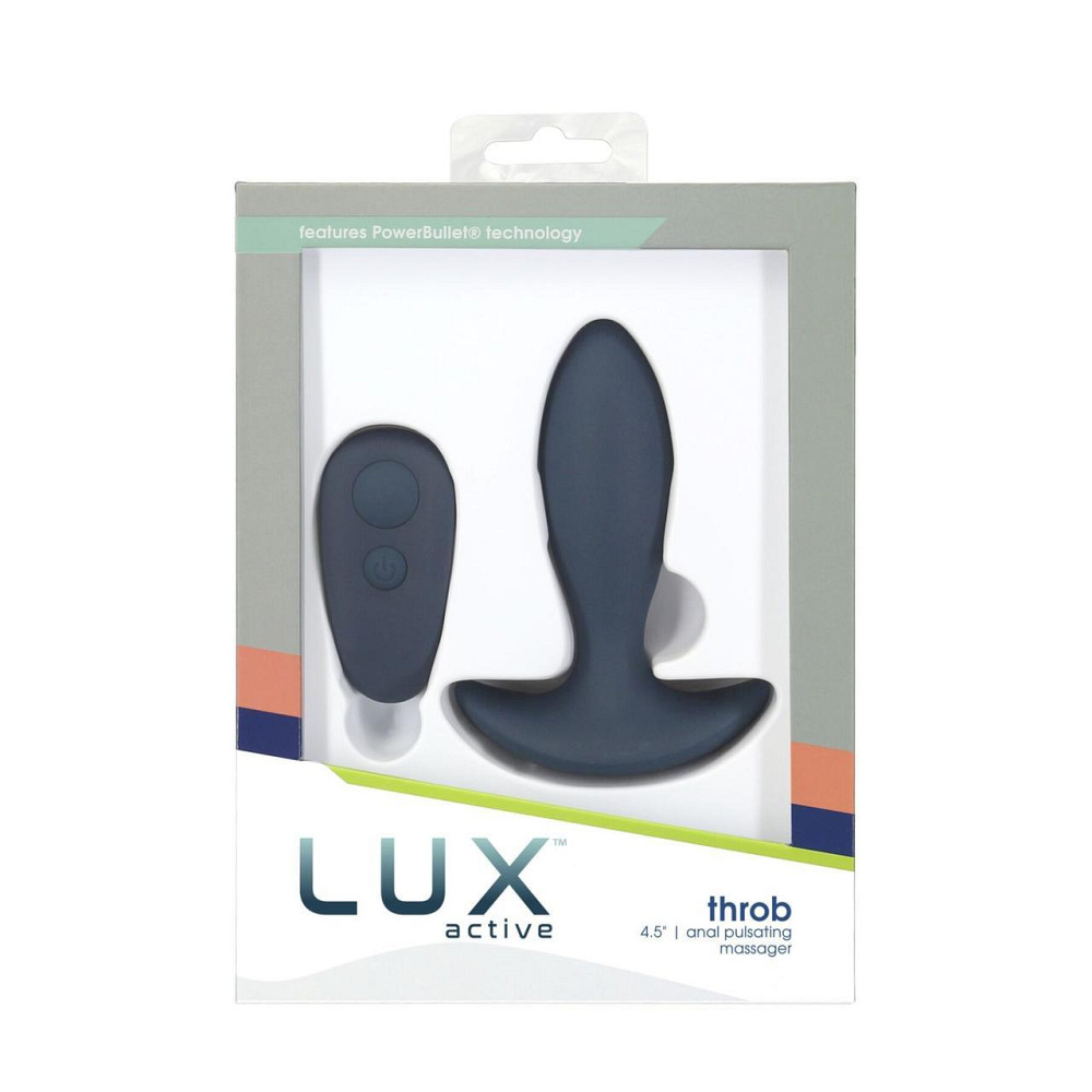 Анальна пробка з пульсацією Lux Active – Throb – 4.5" Anal Pulsating Massager, пульт ДК Sex Aura Київ - фото 8