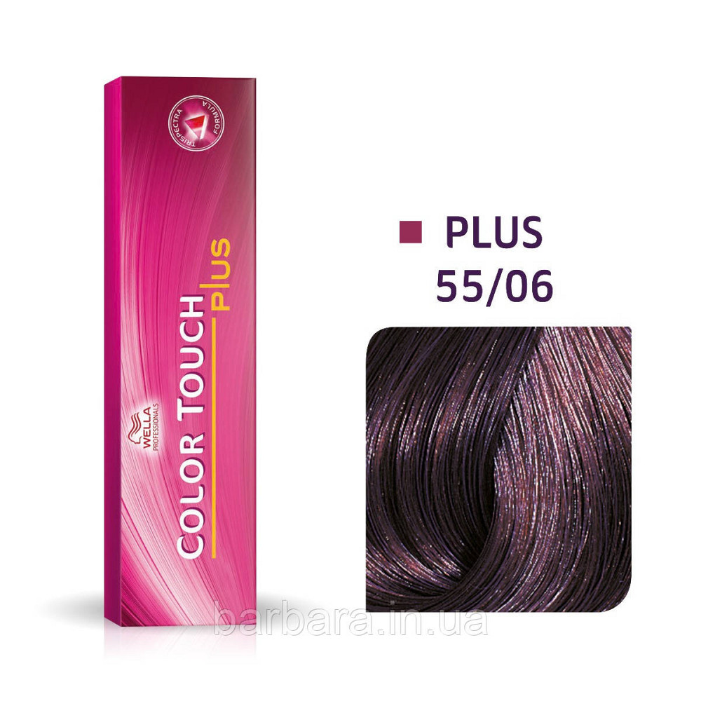 Краска Колортач Плюс Wella Color Touch Plus для волосся (всі тона +2025) 55/06 пион Киев - изображение 1