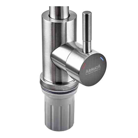 Смеситель для умывальника Armata SUS-001-C(N) из нержавеющей стали без подвода (CH6479) Харьков