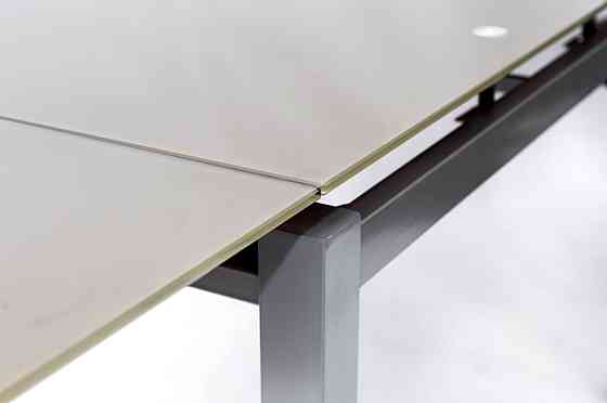 Стіл Венді XS-1025, 80/130*65, кавовий (скло) Киев