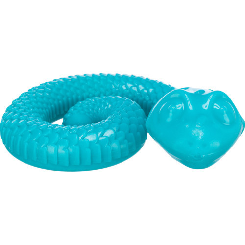 Игрушка Trixie для собак Змея для лакомства термопластическая резина 18 см зеленая Киев - изображение 1