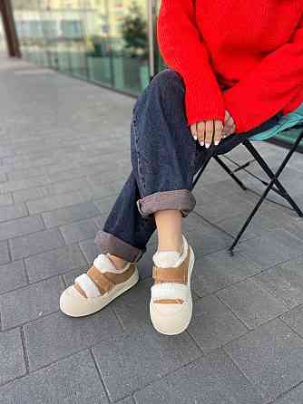 Egga Угги жіночі EGGA -33 руді (зима, шкіра натуральна) (5682) Коломия