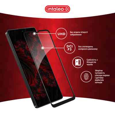 Стекло защитное Intaleo Full Glue Xiaomi Poco C50 Black (1283126589683) Винница