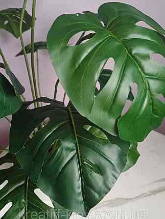 Штучний кущ монстери  із латексу Дніпро