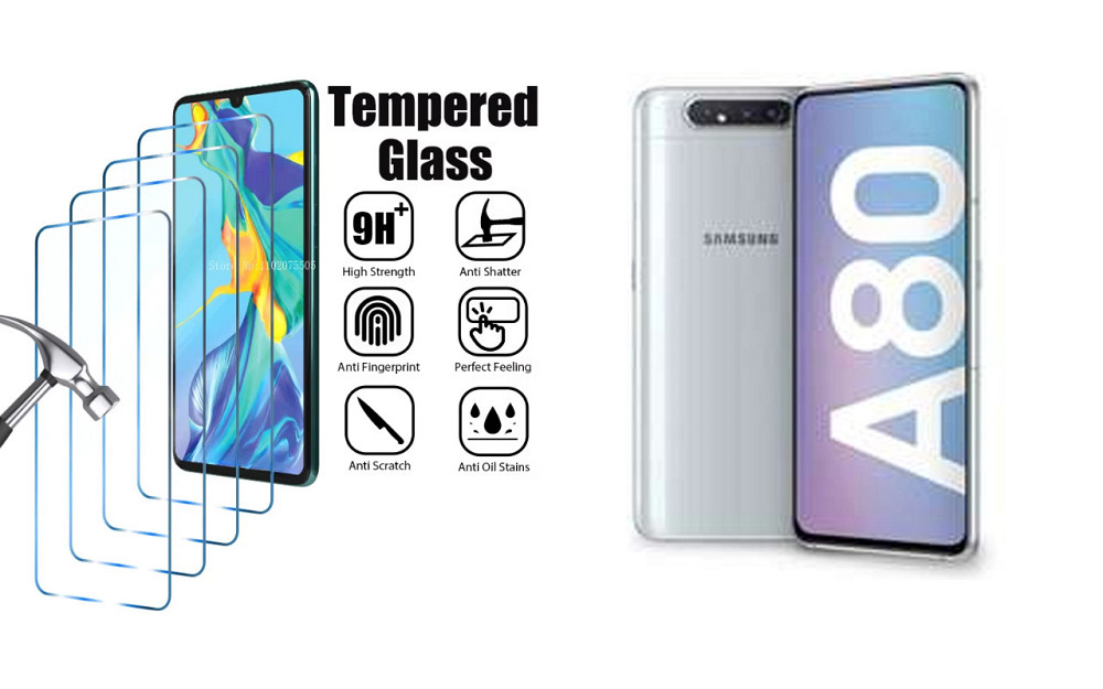 Захисне скло ArmorGlass для Samsung Galaxy A80 2019 SM-A805 – стійке до подряпин та ударів Київ - фото 1