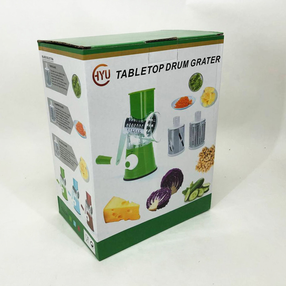 Кухонная овощерезка ручная механическая голубая, Ручная машинка измельчитель для овощей BH-85 Львов - изображение 3