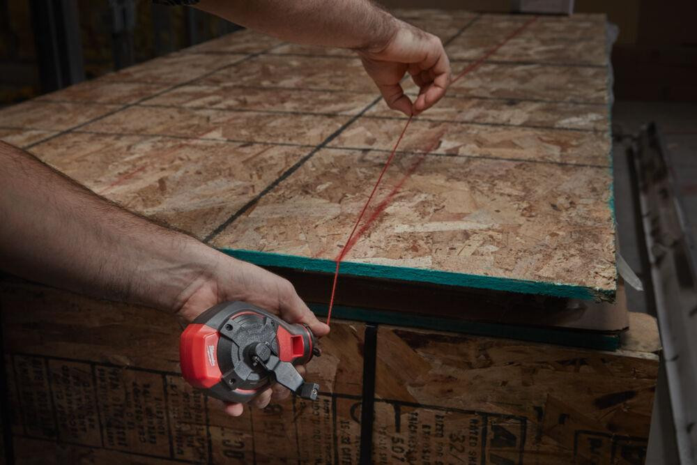 Шнур розмічальний довжиною 30 м у комплекті з крейдовим порошком червоний MILWAUKEE Одеса - фото 3