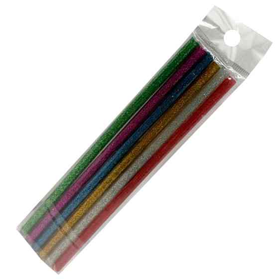 Сухий клей "Glitter" 0252-MIX в наборі 6 штук 18х0,7 см Вінниця