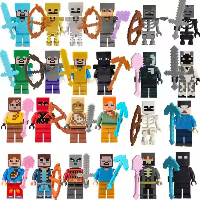 Магнитный конструктор Minecraft, кубики на магнитах детский Майнкрафт, 262(р) Киев - изображение 4