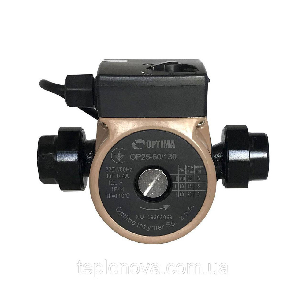 Насос циркуляционный Optima OP25-60 130мм + гайки, + кабель с вилкой! Черновцы - изображение 4