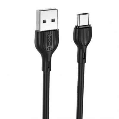 Дата кабель USB 2.0 AM to USB-C 1.0m 2.1A black XO (XO-NB200-TC-1-BK) Вінниця